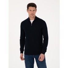 Cacharel Erkek Lacivert Regular Fit Kazak 50311893-VR033