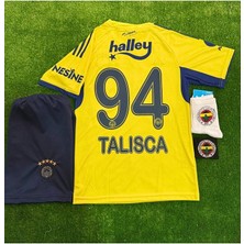 Alaturka Mix F̸e̸n̸r̸b̸a̸h̸ç̸e̸ 2026 5 Yıldızlı #94 Talisca Deplasman Sarı Çocuk Forması 4 Lü Set