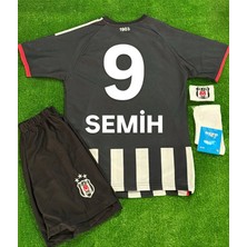 Alaturka Mix B€.şik.tæş Yeni Sezon 2025/26 #9 Semih Kılıçsoy Iç Saha Çocuk Forması Çorap Bileklik Hediyeli