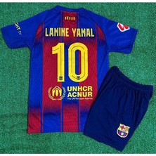 Alaturka Mix 2025/26 Sezonu B.a.r.ç.a #10 Lamine Yamal Iç Saha Çocuk Forması Çorap Bileklik Hediyeli