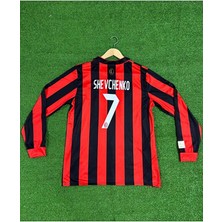Alaturka Mix Milan Özel 125.YIL Shevchenko 7 Uzun Kol Nostalji Forması
