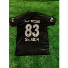 Alaturka Mix 2024/25 Beşiktâş'- Gedson' Fernandes' 83 Deplasman Siyah Forması Spor T-Shirt