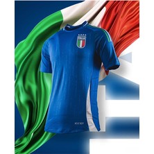 Alaturka Mix Italya Milli Takım Futbol Forması Mavi Özel Forma Kumaşı
