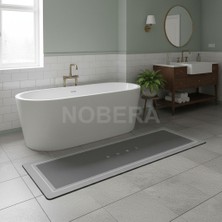 Nobera Kauçuk Kaymaz Tabanlı Ultra Emici Banyo Paspası 40X120CM – Hızlı Kuruyan Paspas