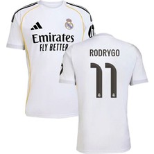Alaturka Mix Real/madrid 2025/26 Rodrygo /11/ Iç Saha Beyaz Yetişkin Forması