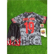 Alaturka Mix Barcelona 2026 •l•a•m•ı•n•e• •y•a•m•a•l• Yeni Sezon Aslan Temalı Çocuk Forması 4’lü Set