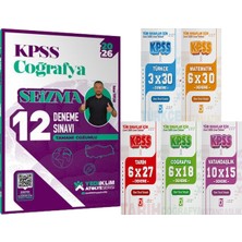 Yediiklim Yayınları 2026 Kpss Atölye Serisi Coğrafya Seizma 12 Deneme - 5 Ders 31 Deneme