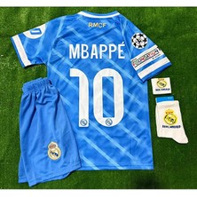 Alaturka Mix 2026 Real Madrid Kylian Mbappé Yeni Sezon Alternatif Mavi Çocuk Forması 4’lü Set