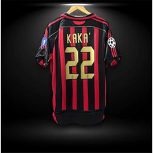 Alaturka Mix Milan Efsanelerinden 22 Numara Kaka Leyte Kırmızı Siyah Forması
