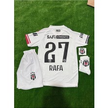 Alaturka Mix Beşiktâş' 2026 Yeni Sezon Rafâ Silvâ Deplasman Beyaz Çocuk Forması 4'lü Set