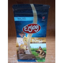 SY Enjoy Mini Kemik Köpek Ödül Bisküvisi 250 gr Doğal Içerikli Sağlıklı Ödül