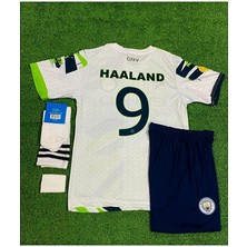 Alaturka Mix Manchester/cityy Erling Haaland 2023/24 Özel Konsept Çocuk Forması 4'lü Set