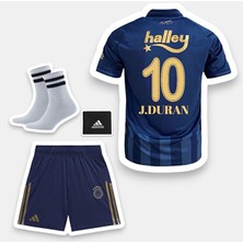 Alaturka Mix Fênerbâhçe 25-26 Sezon Alternatif Yakalı John Duran 10 Çocuk Futbol Forması 4 Lü Set