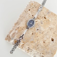 Vesce Atelier Sima Gümüş Saat Lacivert