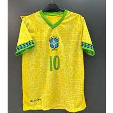 Alaturka Mix Neymar Jr Brezilya Euro 24/25 Milli Takım Futbol Forması Hava Alabilen Özel Forma Kumaşı