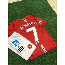 Alaturka Mix Manchester United 2007 Şampiyonlar Ligi Finali C. Ronaldo Çocuk Forması Şort Çorap 3'lü Set