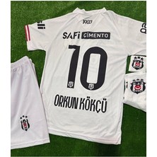 Alaturka Mix B̷e̷ş̷.i̷k̷/t̷a̷ş̷ '2026 Yeni Sezon Orkun Kökçü Deplasman Beyaz Çocuk Forması 4'lü Set