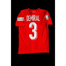 Alaturka Mix Türkiye Euro 2024 Merih Demiral 3 Kırmızı Iç Saha Forması