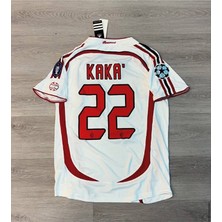 Alaturka Mix Milan 2006 Kaka 22 Beyaz Kısa Kol Eefsane Taraftar Forması