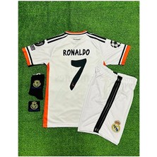 Alaturka Mix Real Madrid C.ronaldo 2014 Final Lisbon Çocuk Forması Çorap Bileklik Hediyeli