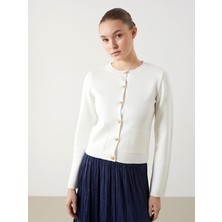 Lc Waikiki Yeni Sezon Bisiklet Yaka Kadın Triko Hırka