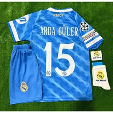 Alaturka Mix 2026 Real Madrid Arda Güler Yeni Sezon Alternatif Mavi Çocuk Forması 4’lü Set