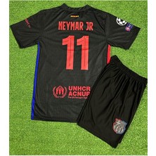 Alaturka Mix B.a.r.ç.a 2024/25 Sezonu #11 Neymar Jr Özel Çocuk Forması Çorap Bileklik Hediyeli (Black)