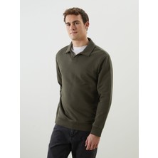 Lc Waikiki Yeni Sezon Polo Yaka Uzun Kollu Erkek Sweatshirt