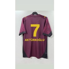 Alaturka Mix G̸a̸l̸a̸t̸a̸s̸a̸r̸a̸y̸ ̸ 26 Beş Yıldızlı Kerem Aktürkoğlu 7 Deplasman Bordo Yetişkin Forması