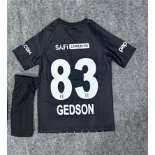 Alaturka Mix BEŞIKTAŞ./.2024/2025 Yeni Sezon Gedson Fernandes.\\ Siyah Renk Deplasman Kısa Kol Çocuk Forması