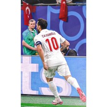 Alaturka Mix Türkiye Euro 2024 Hakan Çalhanoğlu 10 Numara Yetişkin Deplasman Forması (Beyaz)