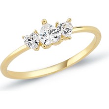 Oroline Kuyumculuk 14 Ayar Minimal Kadın Altın Yüzük