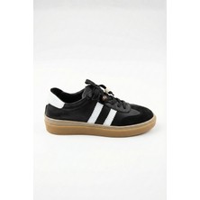 İnna Butikk Belis Hakiki Deri Kadın Sneaker - Siyah