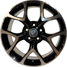 Bk Jant 4 Adet BK-518 7.5*17 5*115 ET42 73.1 Black Mack (Takım)