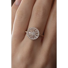 Oroline Kuyumculuk 14 Ayar Trapez Taşlı Kadın Altın Yüzük