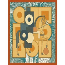 Ege Design Ipek Dokulu Fular Saten 70 x 70