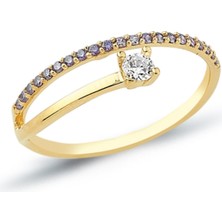 Oroline Kuyumculuk 14 Ayar Altın Sonsuz Zarafet Yüzük