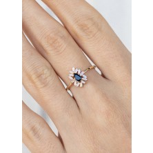 Oroline Kuyumculuk 8 Ayar Şık ve Günlük Kadın Altın Yüzük