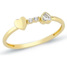 Oroline Kuyumculuk 8 Ayar Kadın Şık Altın Yzük