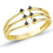 Oroline Kuyumculuk 8 Ayar Altın Sihirli Hatlar Kadın Yüzük