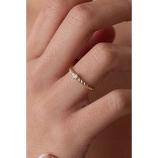 Oroline Kuyumculuk 8 Ayar Trend Altın Yüzük