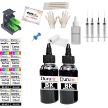 Duruink Duruınk Canon TS7750I PG595 CL586 Kartuş Dolum Seti 2X100ML Siyah Mürekkep