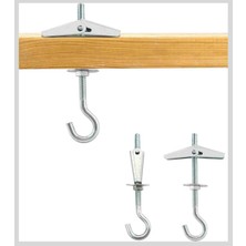 Rayko 40 ADET(4X100MM)ÇELIK Kanatlı,kancalı,paraşüt Alçıpan Tavan Dübeli,askı Dübeli,kanca Dübel