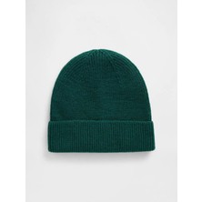 Gap 791205002 V-Cozy Ribbed Erkek Bere Yeşil Renkli Standart Beden