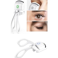 Soi Home Silikon Uçlu Elektrikli Kirpik Kıvırıcı 2 Sıcaklık Modlu USB Şarjlı Kolay Rimel Kirpik Bigudisi