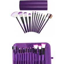 Epilons 12 Parça Makyaj Fırçası Yumuşak Kıllı Profesyonel Fırça Seti Yüksek Kaliteli Pürüzsüz