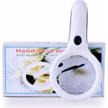 Belle Fusion 8 Ledli 2.5X90MM & 8X22MM El Büyüteç, Takı, Okuma,para Kontrol Için