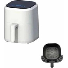 Epilons Hava Fritözü 4l Airfryer Pratik Uzun Ömürlü Yağsız Pişirme Taşınabilir