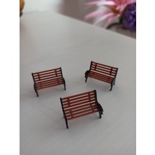 Hureggo Concept Mini Maket Bank Seti 3'lü 3 cm Plastik Model & CE Standartlarına Uygun