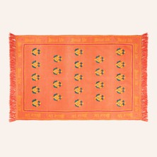 Zsa Zsa Zsu Rajna Pamuk Kilim 80x150 Cm Turuncu